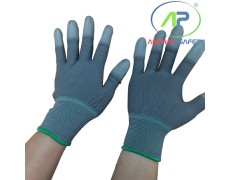 Găng tay tỉnh điện phủ PU bàn  (Màu trắng)